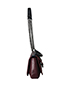 Prestige Burgundy Flap Bag, side view